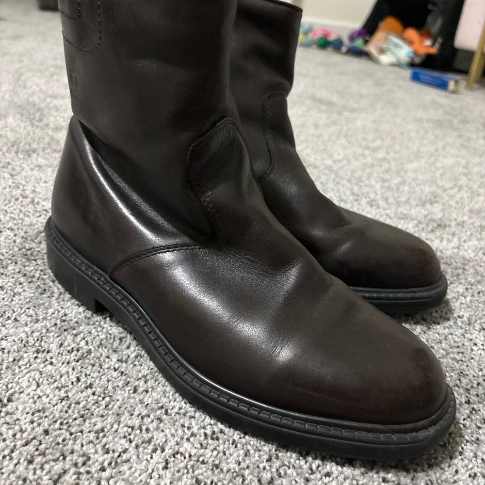 Blondo Canada Waterproof Pure Wool Lined Dark Brown Men's Leather Boots